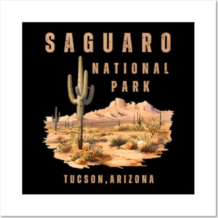 Saguaro National Park Arizona Posters and Art